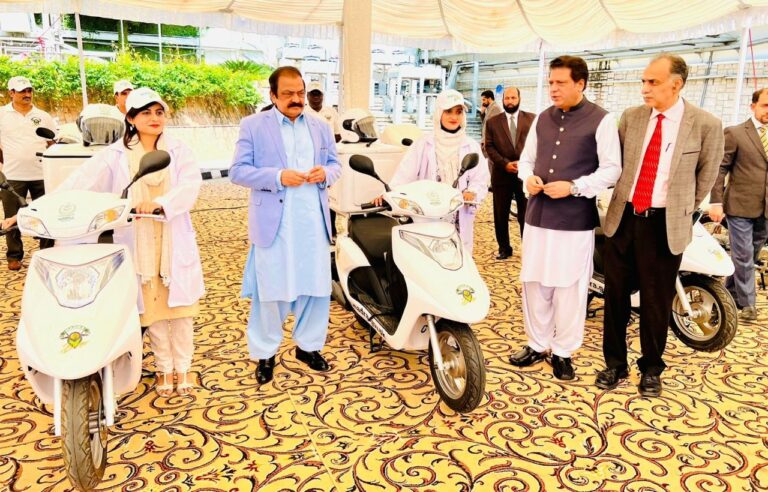 NADRA Biker Launched to Carry Out All The Processes of Identity Card