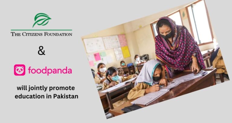 foodpanda partners with The Citizens Foundation (TCF) to promote education in Pakistan