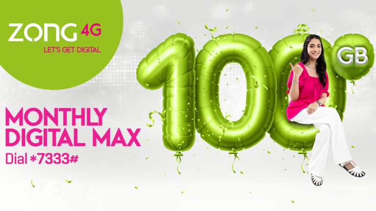 Zong 4G launches its Industry-first Monthly Digital Max Offer – Innovating beyond traditional mobile bundles