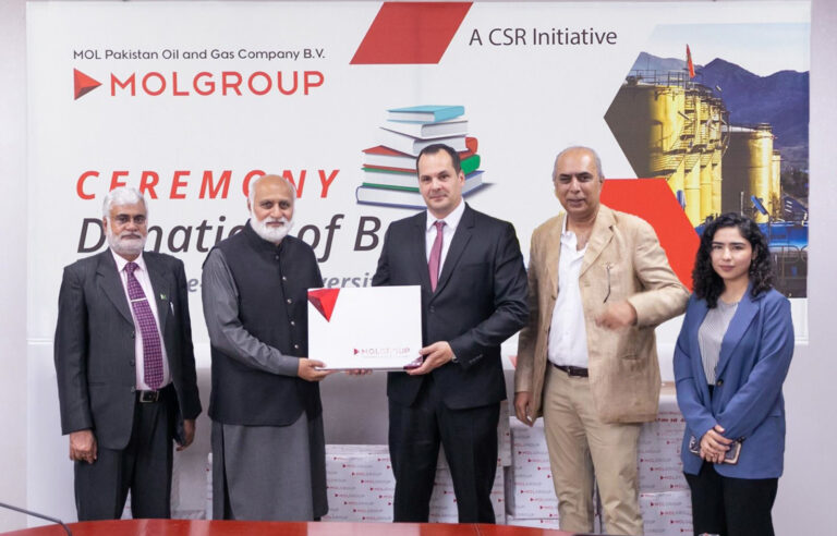 MOL Pakistan Promotes Education by Donating Academic Books to QAU