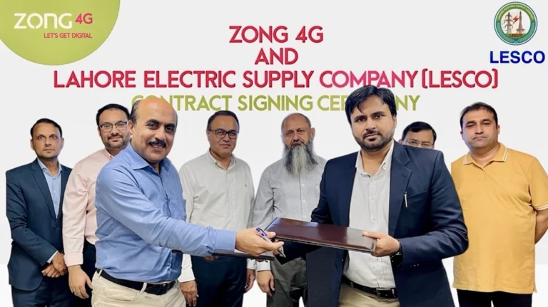 Zong 4g has Partnered with LESCO to Serve their Business Communication Needs