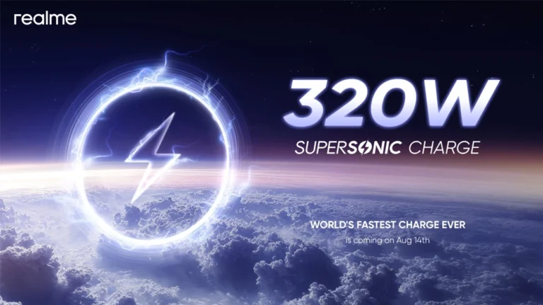 realme Leads the World in Fast Charging Innovation with 320W SuperSonic Charge