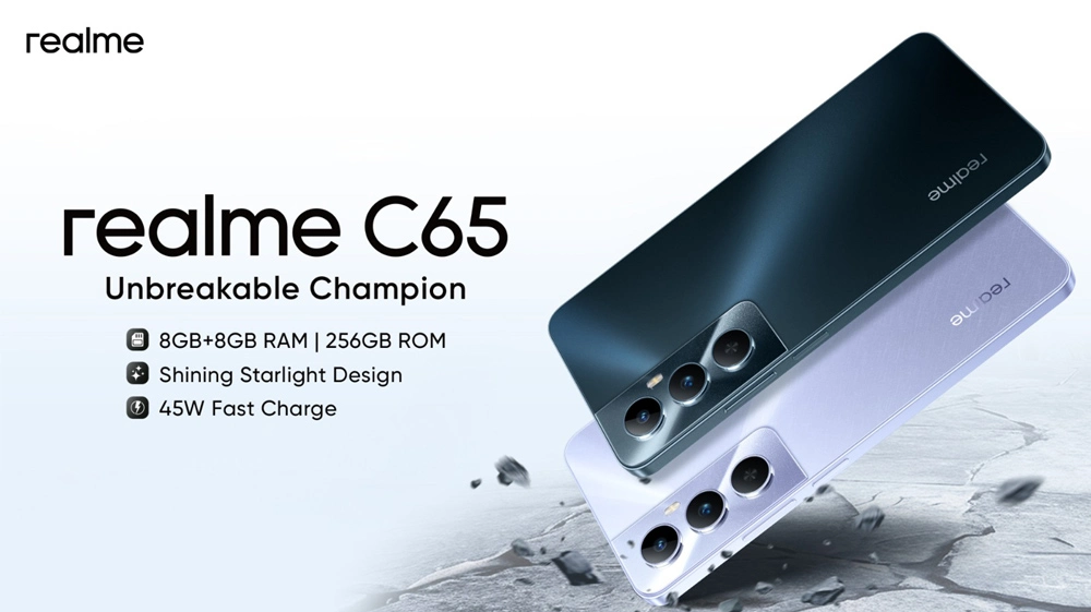 The realme C65 is Here to Solve Your Screen-Breaking Woes