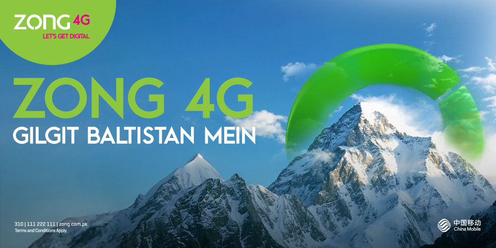 Zong Expands its Footprint in Gilgit Baltistan with Launch of 59 4G Commercial Sites