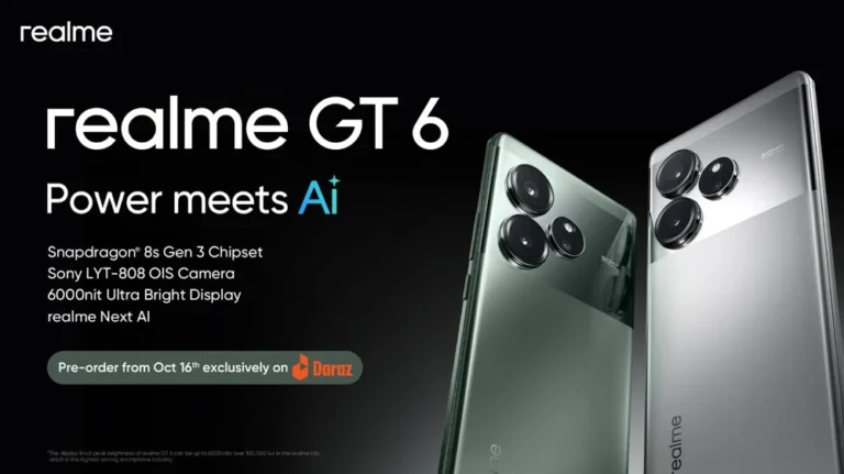 realme GT 6 to Launch Exclusively on Daraz.pk With the Best Chipset in the World