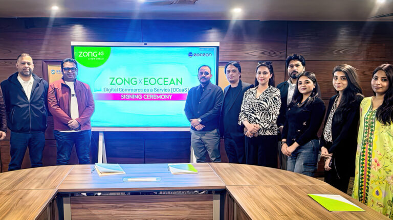 Zong Partners with Eocean to Launch Digital Commerce-as-a-Service via My Zong App, Empowering SMEs Across Pakistan