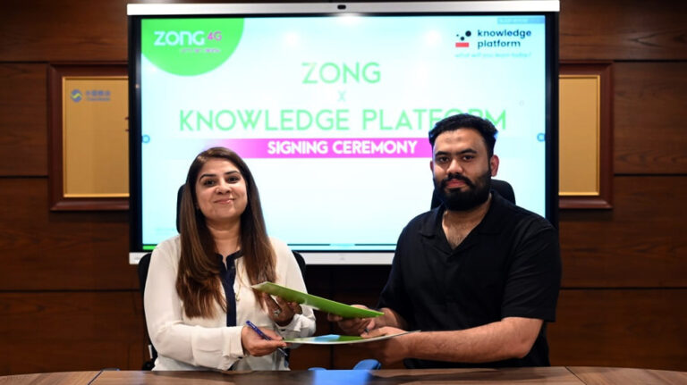 Zong Strengthens Commitment to Digital Education Through Strategic Partnership with Knowledge Platform
